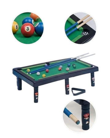 Mini Bilardo Masası Oyuncak Seti Çocuklar İçin Eğlenceli Masa Oyunu Najmaddin