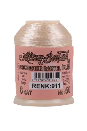 Tedar 3 Adet Altınbaşak Oya ve Dantel İpi 20 gr - Royaleks - No: 911 - 635 - 369 Najmaddin