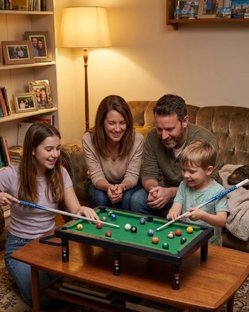 Karg Çocuklar İçin Bilardo Seti Masaüstü Snooker Ve Pool Oyuncak Najmaddin