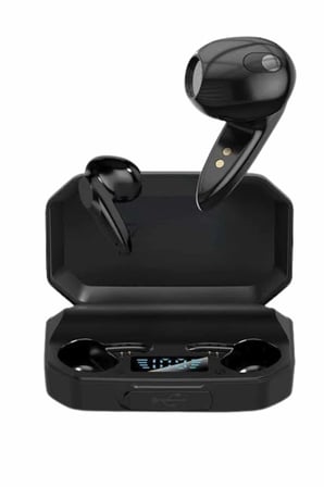 Mey Mey İthalat Rgb Işıklı Çift Mikrofonlu Siyah Profesyonel  Kulaklığı Kablosuz Kulakiçi Yeni Nesil Najmaddin