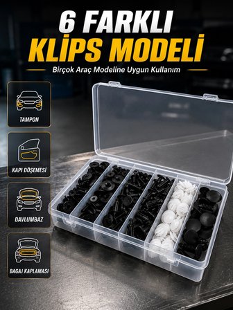 Karg Otomotiv Plastik Klips Seti | Kaporta, Çamurluk, Davlumbaz Ve İç Trim Klipsleri Najmaddin