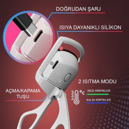 Emin Elektronik Kirpik Kıvırıcı Najmaddin