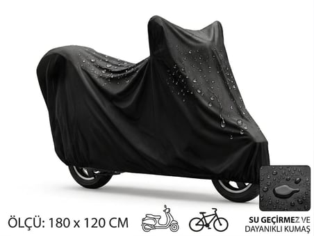 Tedar Motosiklet Ve Scooter Koruma Brandası – Su Ve Toz Geçirmez 180x120 Cm Najmaddin