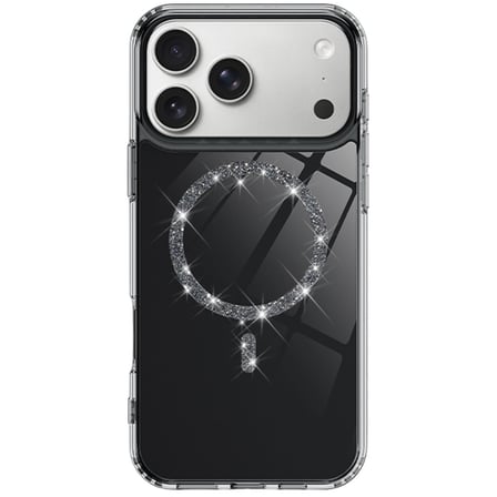 Bez iPhone 17 Pro Live Diamond Magsafe Kapak - Siyah Najmaddin