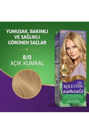 Tedar Naturals Saç Boyası Açık Kumral 8/0 2x Paket Najmaddin