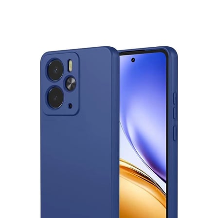 Tedar Realme C11 Kılıf Miami Şeffaf Silikon - Kırmızı Najmaddin