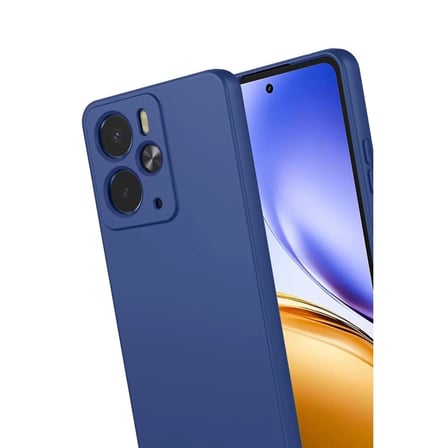 Tedar Realme C11 Kılıf Miami Şeffaf Silikon - Kırmızı Najmaddin