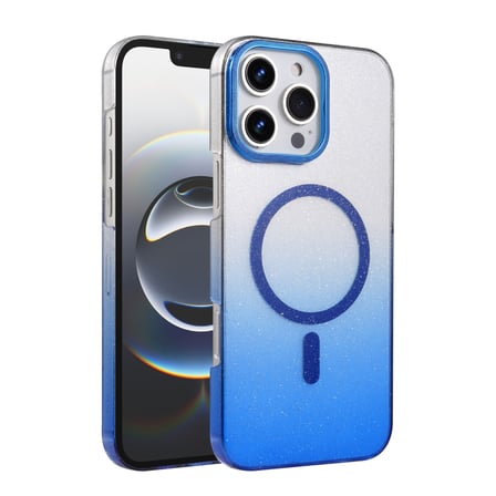 Bez iPhone 16 Pro Max Glossy Magsafe Kapak - Mavi Najmaddin