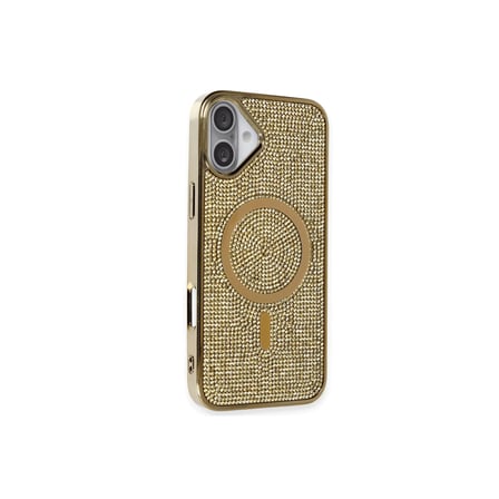 Bez iPhone 16 Plus Kılıf Helen Magsafe Kapak - Gold Najmaddin