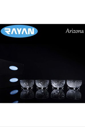 Tedar Arizona 6'lı Cam Kase Büyük Royaleks-69420 Najmaddin