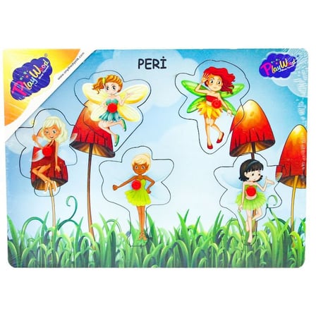 Ticaret Ahşap Tutmalı Peri Kızı Puzzle Najmaddin