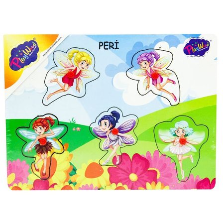 Ticaret Ahşap Tutmalı Peri Kızı Puzzle Najmaddin