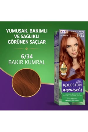 Tedar Naturals Saç Boyası Bakır Kumral 6/34 2x Paket Najmaddin