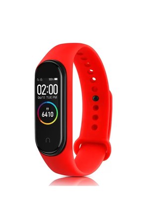 Sh Newface Xiaomi Mi Band 6 Klasik Kordon - Kırmızı Najmaddin