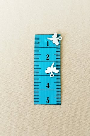 Tedar Oya Abiye Bileklik Kolye Pleksi Metalik Plastik Pul Gümüş Renk 24 gram 270 adet - BNC563 Najmaddin