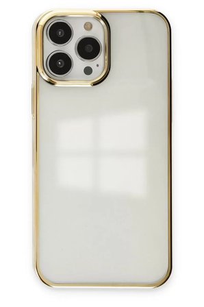 Sh Newface Apple İphone 13 Pro Max Kılıf Element Silikon - Gold Najmaddin