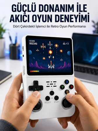 Karg Retro El Konsolu 64 Gb – 15.000 Oyun, Geniş Platform Desteği, 3.5” Ips Ekran Yeni Nesil Najmaddin