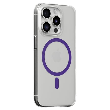 Bez iPhone 14 Pro Kılıf Bubble Magsafe Kapak - Mor Najmaddin