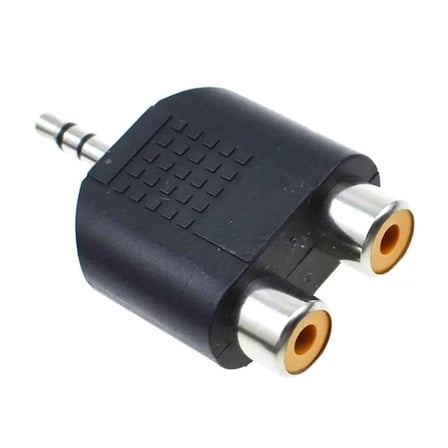 Sh 2rca Dişi-3.5 Mm Stereo Erkek Çevirici Jack Najmaddin
