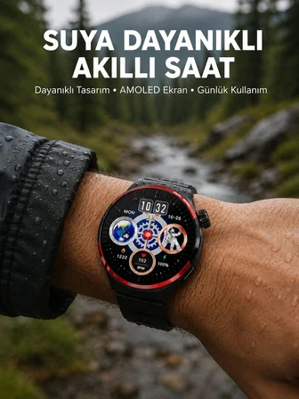 Karg Amoled Ekranlı Akıllı Saat Bluetooth Arama Ve Nfc Destekli Yeni Nesil Najmaddin