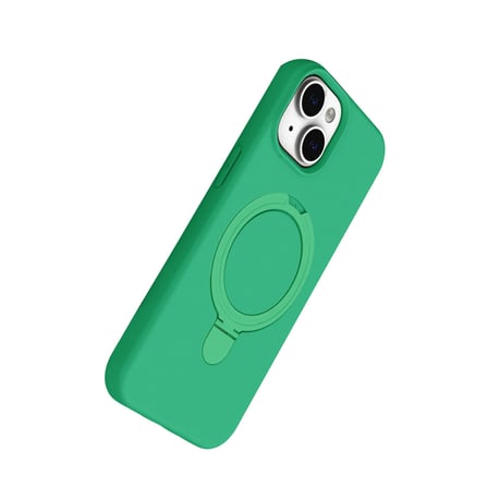 Bez iPhone 15 Plus Regal Magsafe Standlı Kapak - Yeşil Najmaddin