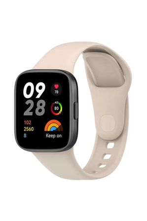 Sh Newface Xiaomi Redmi Watch 3 Klasik Kordon - Bej Najmaddin