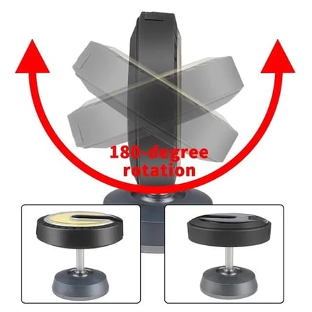 Sh Powermaster Pm-24564 25 Watt Usb - Type-c Girişli Cob Ledli Tek Yönlü 180 Derece Solar Çalışma Lambası Najmaddin