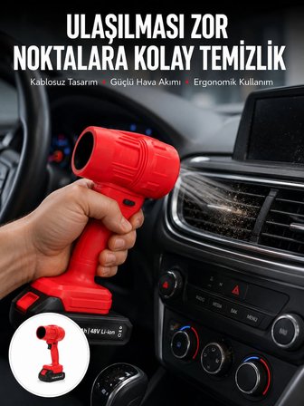 Mey Mey İthalat Yüksek Hızlı Elektrikli Toz Temizleme ve Üfleme Cihazı Yeni Nesil Najmaddin