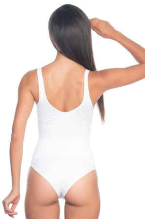 Beru Beyaz Kalın Askılı Body Korse Najmaddin