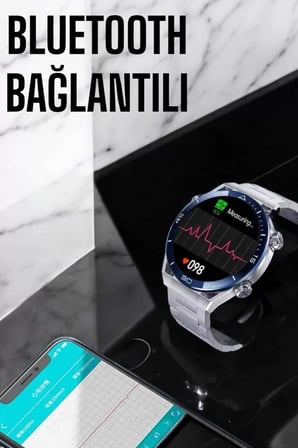 Hepsi Akıllı Saat 2024 Model Arama Cevaplayan Uyku ve Sağlık Takibi Najmaddin
