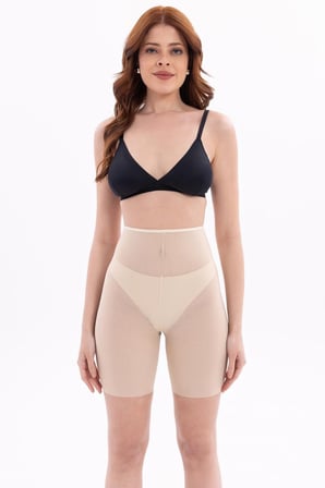 Beru Ten  2705 Lazer Tül Toparlayıcı Paçalı Boxer Hayalet Korse Najmaddin