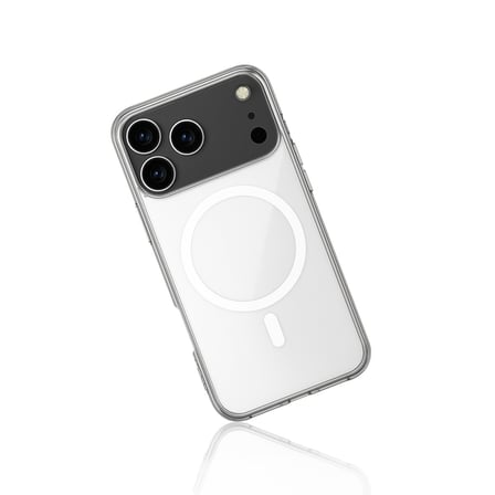 Bez iPhone 17 Pro Max Kılıf Magneticsafe Şeffaf Silikon - Şeffaf Najmaddin
