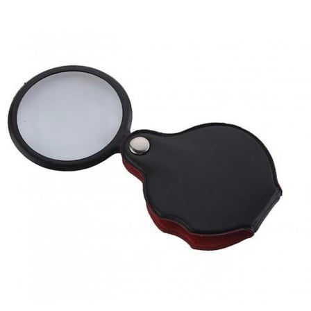 Tedar 5x50mmmini Büyüteç,cepte Taşınan,optik Lens Katlanabilir Deri Kaplamaxx1051 Najmaddin
