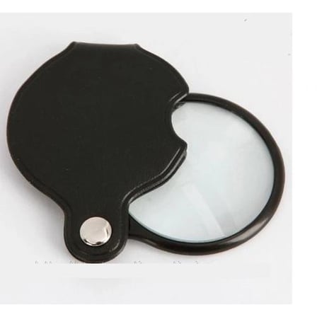 Tedar 5x50mmmini Büyüteç,cepte Taşınan,optik Lens Katlanabilir Deri Kaplamaxx1051 Najmaddin