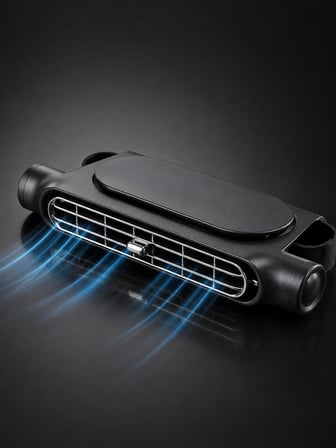 Karg Araç Koltuk Başlığı Soğutucu Fan Usb Şarjlı 3 Kademeli Sessiz Boyun Serinletici Najmaddin