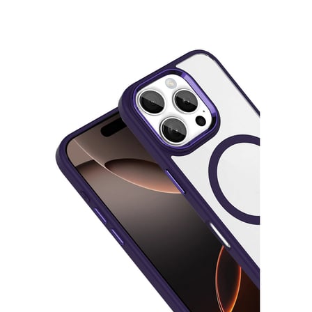 Bez iPhone 16 Pro Max Magsafe Kapak - Derin Mor Najmaddin