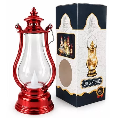 Sh Powermaster Pm-38887 Nostaljik Led Mini Gaz Lambası Tasarımlı Pilli Dekoratif Aydınlatma Najmaddin