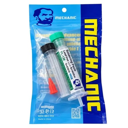 Sh Powermaster Pm-39109 Mechanic Fl-138 20g 138c Düşük Sıcaklık Şırınga Krem Lehim Pastası Najmaddin