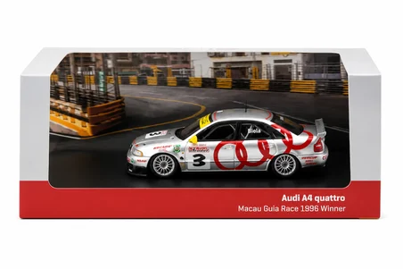 Ticaret 1/64 Model Araç A4 Quattro Macau Guia Race 1996 Winner Frank Biela Najmaddin