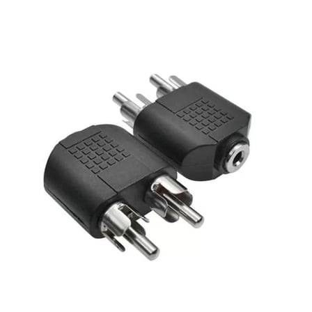 Sh 3.5 Mm Stereo Dişi  / 2 Rca Erkek Çevirici Jack Najmaddin