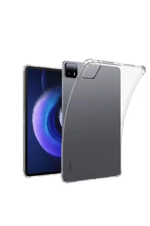 Sh Newface Xiaomi Pad 6 Kılıf Anti Shock Tablet Silikon - Şeffaf Najmaddin