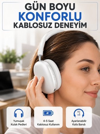 Karg Gürültü Azaltmalı Bluetooth Kulaklık | 5 Saat Kesintisiz Müzik Yeni Nesil Najmaddin