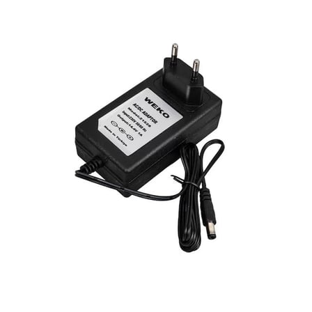 Sh Weko 14.4 Volt - 1 Amper 5.5*2.5 Uçlu Plastik Işıklı Kasa Priz Tip Adaptör Najmaddin