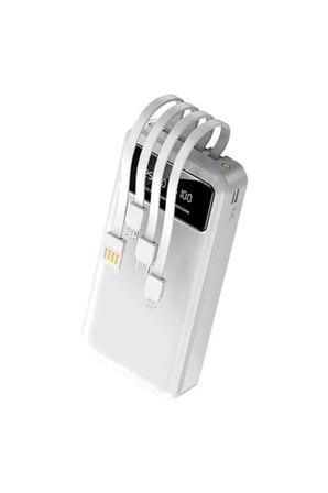 Mey Mey İthalat 4 Çıkışlı 20.000 MAH Powerbank Taşınabilir Çoklu Giriş Najmaddin