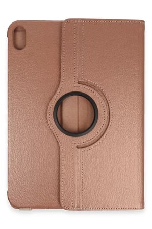 Sh Newface Apple İpad 2022 10.9 (10.nesil) Kılıf 360 Tablet Deri Kılıf - Rose Gold Najmaddin