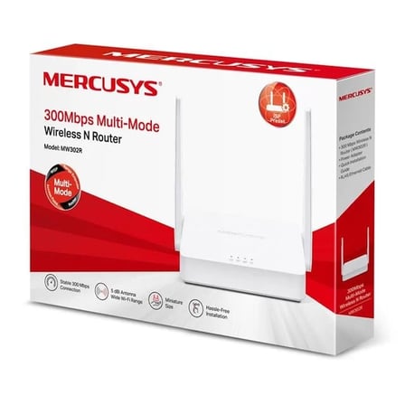 Sh Mercusys Mw302r 300 Mbps Wifi-n Router Access Point Najmaddin