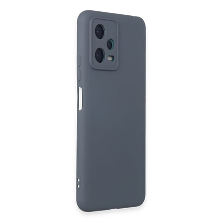 Bez Redmi Note 12 5G Kılıf Nano içi Kadife Silikon - Gri Najmaddin