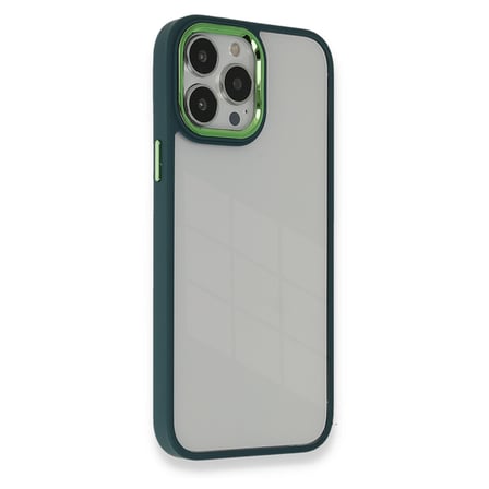 Bez iPhone 14 Pro Max Kılıf Dora Kapak - Haki Yeşil Najmaddin