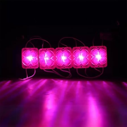 Sh Powermaster Pm-14716 12 Volt 2 Watt Pembe Yanıp Sönen Çakar 4333-3030 Modül Led 43x33x28mm Najmaddin
