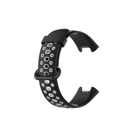 MEPA Najmaddin Xiaomi Redmi Watch 2 Spor Delikli Kordon - Siyah-gri Najmaddin